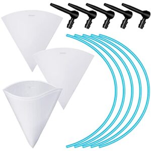 nosiny 13 pcs maple syrup tree tapping kit, 5 pcs taps 5 pcs 2 foot drop line tubes 2 pcs maple syrup sap filter 1 quart heavy duty boiling filter for sap collection