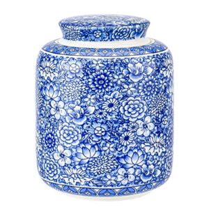 no name no seal ginger jar decorative jar ancient chinese imperial enamel porcelain (small, blue,white)