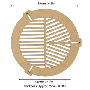 Zunate Bahtinov Focus Mask, Focusing Mask Acrylic Telescope Focusing Mask, 120 to 160mm Caliber Fixed Diameter, Telescope Focus Mask for Astrophotography