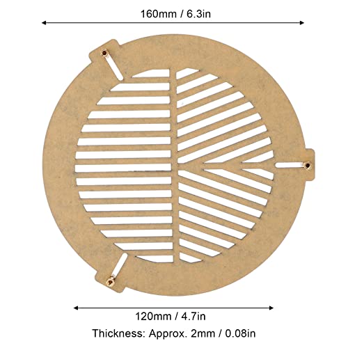 Zunate Bahtinov Focus Mask, Focusing Mask Acrylic Telescope Focusing Mask, 120 to 160mm Caliber Fixed Diameter, Telescope Focus Mask for Astrophotography