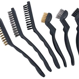 Performance Tool W4950 Detailing Brush Set (6 Pieces) - Perfect for Cleaning Interior and Exterior of Your Car, Truck or Motorcycle