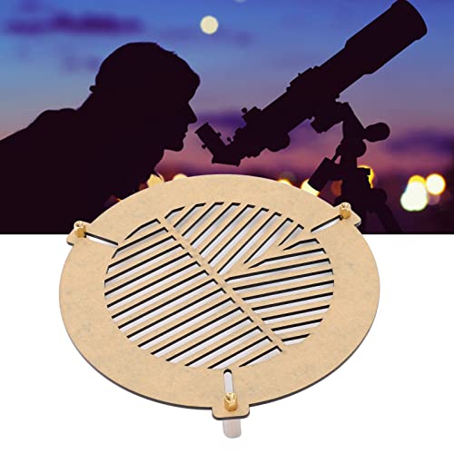 Zunate Bahtinov Focus Mask, Focusing Mask Acrylic Telescope Focusing Mask, 100 to 140mm Caliber Fixed Diameter, Telescope Focus Mask for Astrophotography