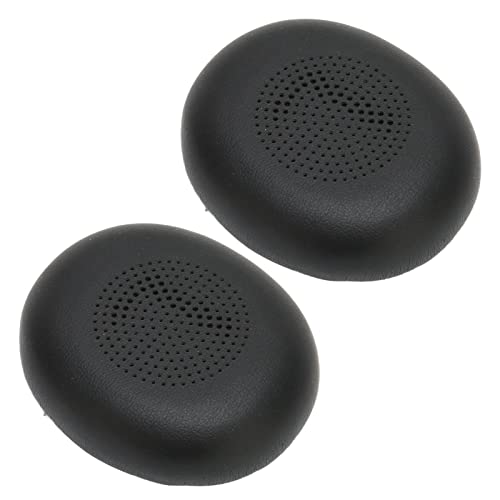 Headphone Earpads, for Jabra Elite 45h, for Evolve2 65 MS UC Headsets Replacement, Memory Foam and Soft Protein Leather, Noise Isolation Ear Cushions Cover(Black)