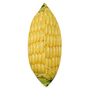 Awesome Cool Ear of Corn with Silk and Leaves on The cob Throw Pillow, 18x18, Multicolor