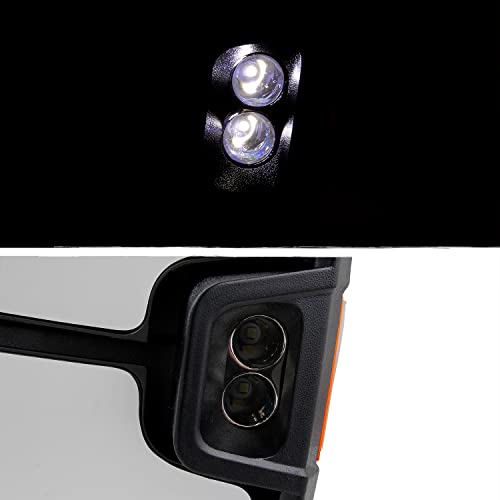 AKKON -Fit 2016-2023 Toyota Tacoma [LED Turn Signal] Power Glass Heated Extendable Towing Chrome Mirror Pair Puddle Lamp