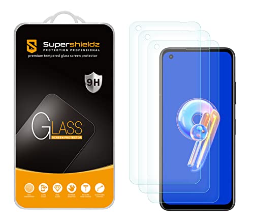 Supershieldz (3 Pack) Designed for Asus Zenfone 9 Tempered Glass Screen Protector, Anti Scratch, Bubble Free