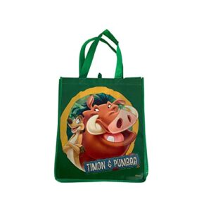 disney's the lion king timon and pumba reusable tote bag