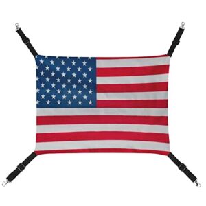 american flag pet hammock bed guinea pig cage hammock small animal hanging bed for ferret, chinchilla, puppy and other small animals