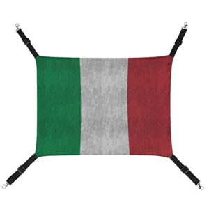 italian flag pet hammock bed guinea pig cage hammock small animal hanging bed for ferret, chinchilla, puppy and other small animals