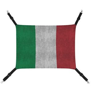 Italian Flag Pet Hammock Bed Guinea Pig Cage Hammock Small Animal Hanging Bed for Ferret, Chinchilla, Puppy and Other Small Animals