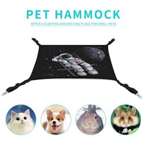 Space Planet Pet Hammock Bed Guinea Pig Cage Hammock Small Animal Hanging Bed for Ferret, Chinchilla, Puppy and Other Small Animals