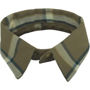 stormy kromer the furry friend shirt collar - cotton flannel, fancy dog clothes