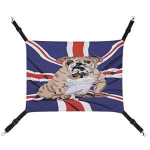 british bulldog pet hammock bed guinea pig cage hammock small animal hanging bed for ferret, chinchilla, puppy and other small animals