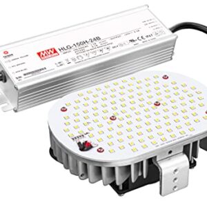 OSTEK 75W LED Shoebox Retrofit Kits, Replace 350W MH/HPS/HID Bulbs- 10,125LM 5000K E39 Mogul Base Retrofit Lights for Parking Lot Shoebox Light, Street Lighting, MEANWELL Driver, DLC&ETL Certified