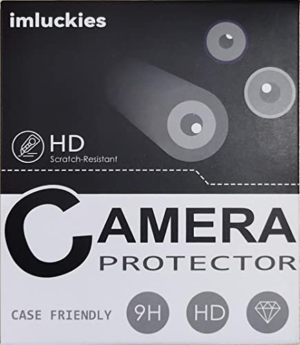 imluckies [3 Pack] Camera Lens Protector for iPhone 14 Pro 6.1" / iPhone 14 Pro Max 6.7", 9H Tempered Glass Film with Anti-Flash Ring, HD Clear, Scratch Resistant, Case Friendly, Easy Installation