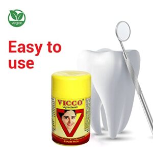 Vicco Vajradanti Pure Herbal Toothpowder - Pack of 4 (100g Each) - Specially Packed and Exported by Behal International