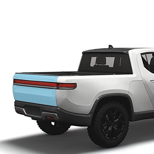 TWRAPS Tailgate Clear Protection Film (PPF) for Rivian R1T Top + Bottom