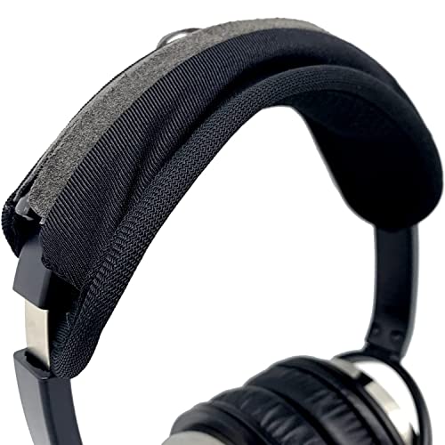 WISDING Universal Replacement Headband Cushion Pad Cover Protector Compatible for for ATH-M50X, Beats Solo 2/3,QC 35i/35ii, QC25, Studio 2/3 Headphones,Headband Cover Cushion Protector Pad (Black)