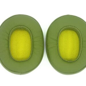 VEKEFF Replacement Ear Pads for Skullcandy Crusher Wireless Crusher Evo Crusher ANC Hesh 3 Headphones, Ear Cups Repair Parts (Green)