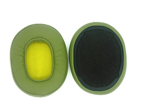 VEKEFF Replacement Ear Pads for Skullcandy Crusher Wireless Crusher Evo Crusher ANC Hesh 3 Headphones, Ear Cups Repair Parts (Green)
