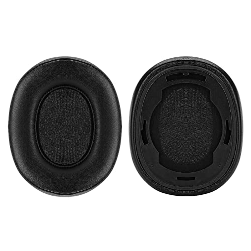 Geekria QuickFit Ear Pads for Turtle Beach Stealth Elite 800 Headphones Ear Cushions, Headset Earpads, Ear Cups Cover Repair Parts (Black)