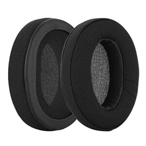 Geekria PRO Extra Thick Mesh Fabric Replacement Ear Pads for Logitech G Pro, G Pro X, G Pro X League of Legends Edition G Pro X 2 Headphones Ear Cushions, Headset Earpads (Black)