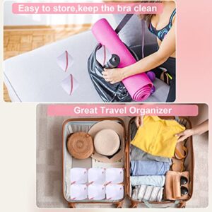 6 PCS Bra Washing Bag,Delicates Bra Laundry Bag for Washing Machine,Mesh Bra Wash Bag for Laundry,Bra Bag Lingerie Bag with Zipper,Underwear Washing Bags Bra Washer Protector for Women Laundry Storage