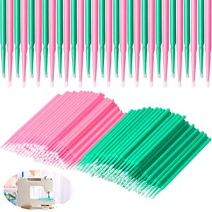 200 pieces sewing machine cleaning brushes disposable clean swabs pointed tips cleaning swabs sewing tool multi purpose cleaning swab sticks for paint sewing machine