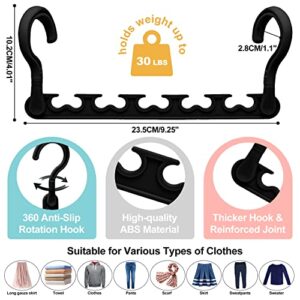 20-Pack-Closet-Organizers-and-Storage,Closet-Organizer-Hangers 5 Holes Hangers-Space-Saving for Heavy Clothes Wardrobe Closet,Dorm-Room-Essentials for College Students Girls Home Bedroom Organization