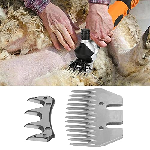 Sheep Shears Blade High Carbon Steel Straight 13 Tooth Electric Wool Cutter Goat Clipper Scissor Accessories Replacement