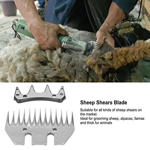 Sheep Shears Blade High Carbon Steel Straight 13 Tooth Electric Wool Cutter Goat Clipper Scissor Accessories Replacement