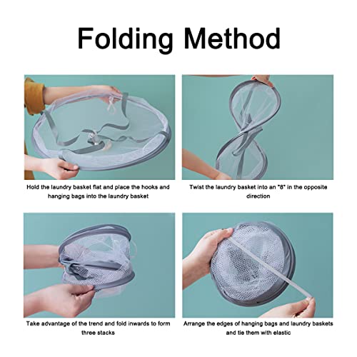 HJNATTY Foldable Socks Drying Hanger Racks Prevent Clothes from Deforming. Laundry Basket for Drying Underwear,Baby Clothes,Towel,Hat,Scarf,Cloth Diapers,Gloves, Beauty Eggs and Brushes.