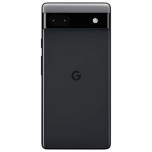 Google Pixel 6A 5G 128GB 6GB RAM Factory Unlocked (GSM Only | No CDMA - not Compatible with Verizon/Sprint) Global Version - Charcoal