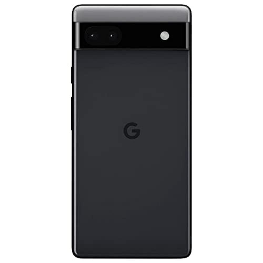 Google Pixel 6A 5G 128GB 6GB RAM Factory Unlocked (GSM Only | No CDMA - not Compatible with Verizon/Sprint) Global Version - Charcoal