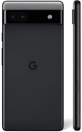 Google Pixel 6A 5G 128GB 6GB RAM Factory Unlocked (GSM Only | No CDMA - not Compatible with Verizon/Sprint) Global Version - Charcoal