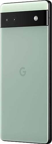 Google Pixel 6A 5G 128GB 6GB RAM Factory Unlocked (GSM Only | No CDMA - not Compatible with Verizon/Sprint) Global Version - Sage