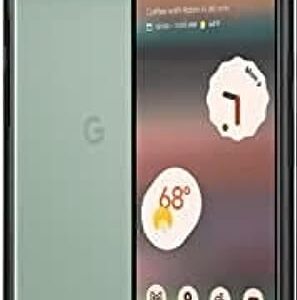 Google Pixel 6A 5G 128GB 6GB RAM Factory Unlocked (GSM Only | No CDMA - not Compatible with Verizon/Sprint) Global Version - Sage