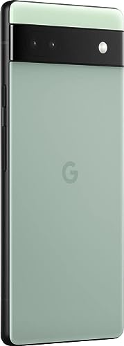 Google Pixel 6A 5G 128GB 6GB RAM Factory Unlocked (GSM Only | No CDMA - not Compatible with Verizon/Sprint) Global Version - Sage