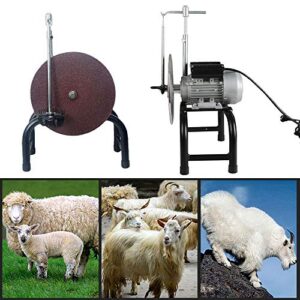 gdae10 480w 110v electric sheep clipper grinder goat shearing sharpener grinding machine animal goat grooming shearing machine blade (13.7 * 9.8 * 20in)
