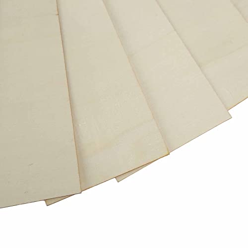 10Pcs Rectangle Blank Wooden Sheets Wood Slices DIY Wood Sheets for Home Decoration Party Ornaments