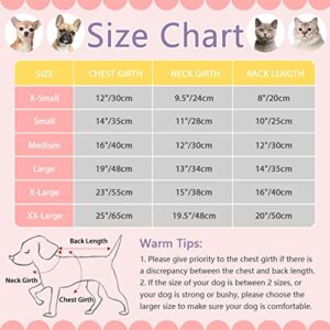 ALAGIRLS Classic Plaid Dog Sweater Warm Puppy Clothes,Thick Breathable Medium Large Cat Sweater,Cute Doggies Kittens Coat Holiday Pet Outfits Apparel,Purple M