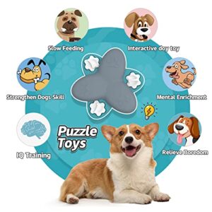 Dog Puzzle Toys - Interactive Dog Toys Provides IQ Training & Mental Enrichment, Rotatable Dog Treat Dispenser for Puppy, Medium Dogs and Large Dogs