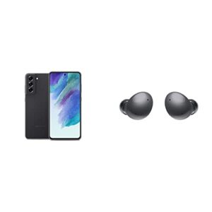 samsung galaxy s21 fe 5g cell phone, factory unlocked android smartphone, 256gb galaxy buds 2 true wireless bluetooth earbuds, graphite