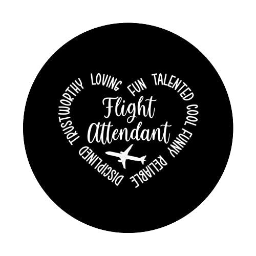 Flight Attendant PopSockets Swappable PopGrip