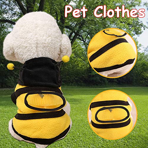 Pet Dog Cat Clothes Small Dog Clothing Knitted Costume Pet T Shirt Pullover Breathable Puppy Dress Doggie Warm Sweater Yellow Medium