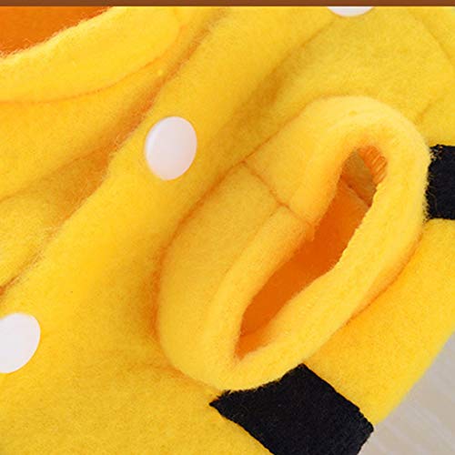 Pet Dog Cat Clothes Small Dog Clothing Knitted Costume Pet T Shirt Pullover Breathable Puppy Dress Doggie Warm Sweater Yellow Medium