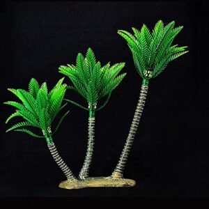 BESTOYARD Home Decor Decoraciones para Salas De Casa 2 Pack Palm Model Artificial Aquarium Tree Artificial Aquarium Plants Fish Tank Tree Tree Mini Artificial Home Decor Artificial Plants