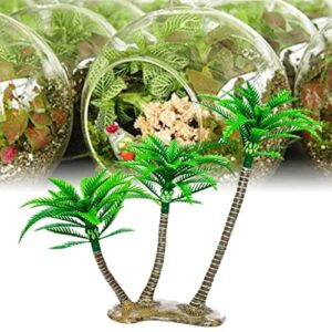 BESTOYARD Home Decor Decoraciones para Salas De Casa 2 Pack Palm Model Artificial Aquarium Tree Artificial Aquarium Plants Fish Tank Tree Tree Mini Artificial Home Decor Artificial Plants