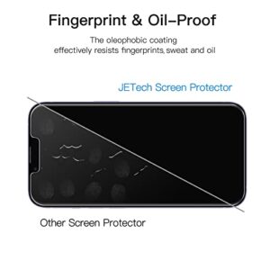 JETech Privacy Screen Protector for iPhone 14 Plus 6.7-Inch (NOT FOR iPhone 14 6.1-Inch), Anti Spy Tempered Glass Film, 2-Pack