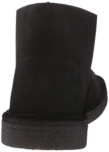 Clarks Men's Desert Chukka Boot, Black Suede 1, 8